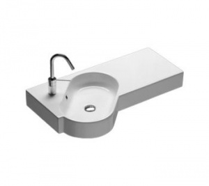 Area 90x50 left washbasin (YVB0)