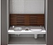  G-FULL 120x50 wc right wood Iroko cover (YXFW)