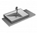 Накладной умывальник G-75 (Джи-75) левосторонний с одним отверстием под смеситель (YXEU)